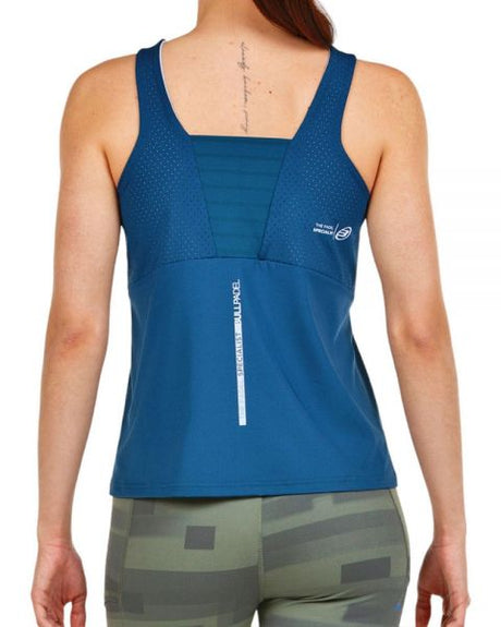 Débardeur Bullpadel Oroso Bleu matière respirante