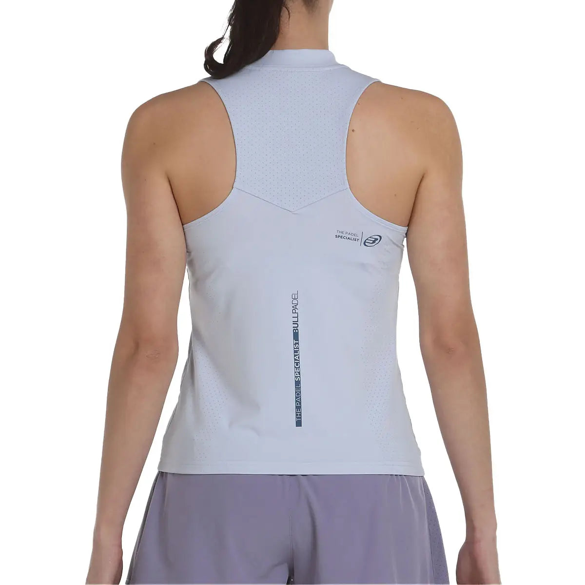 Débardeur Bullpadel Ourol Gris détails tissu