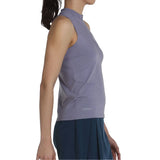 Débardeur Bullpadel Ourol Malva sur le court