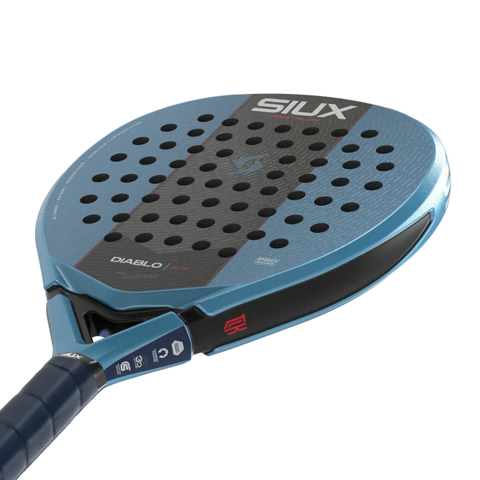 Raquette de padel Siux Diablo Pro 2027 Metallic Blue