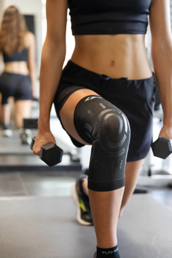 Genouillère Floky Knee Support Noir détails et finition