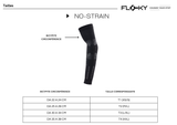 Manchon Floky No Strain noir, accessoire élégant avec finition détaillée, conçu pour un confort optimal et un style moderne.