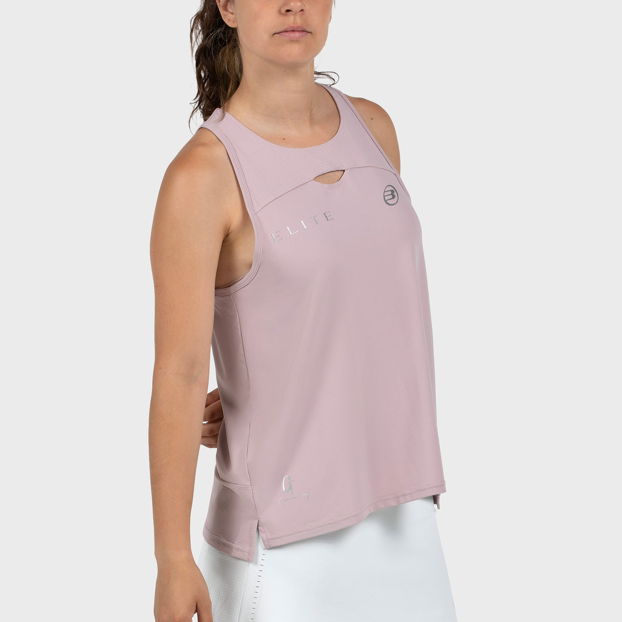 Débardeur de padel Bullpadel Gemma Triay 26I Rosa Sombra