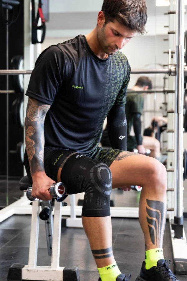 Genouillère Floky Knee Support Noir vue arrière