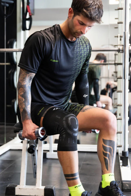 Genouillère Floky Knee Support Noir vue arrière