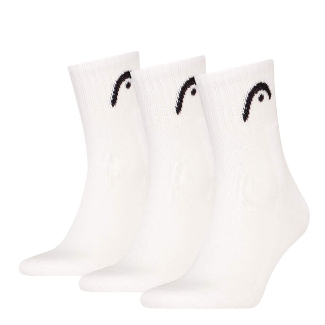 Chaussettes Head Club Short Crew Blanches vue avant