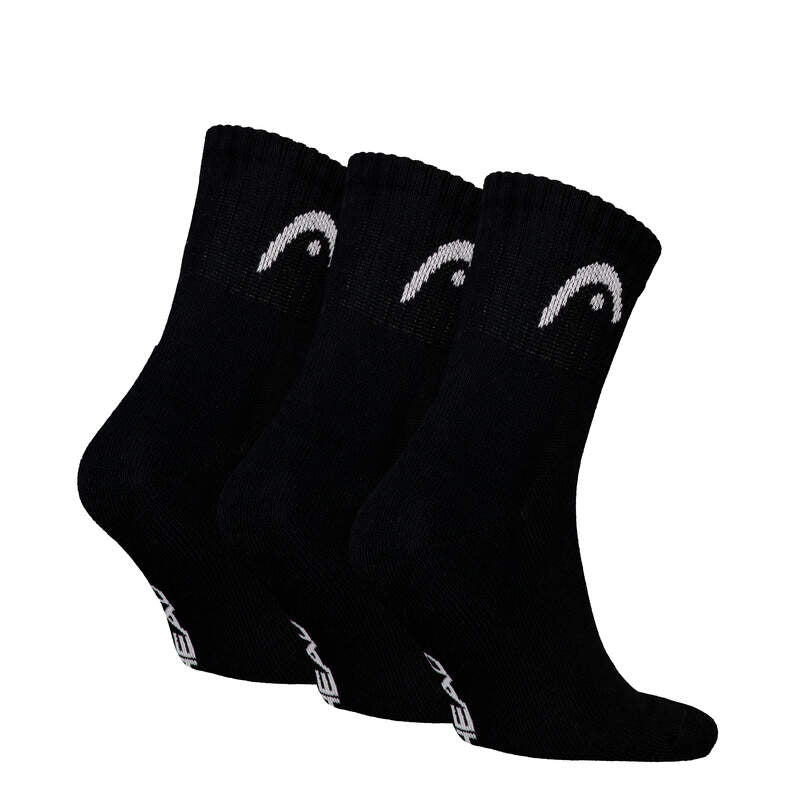 Lot de 3 paires de Chaussettes Head Club Short Crew Noires