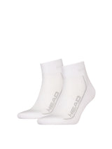 Chaussettes Head Performance Quarter Blanches - Lot de 2