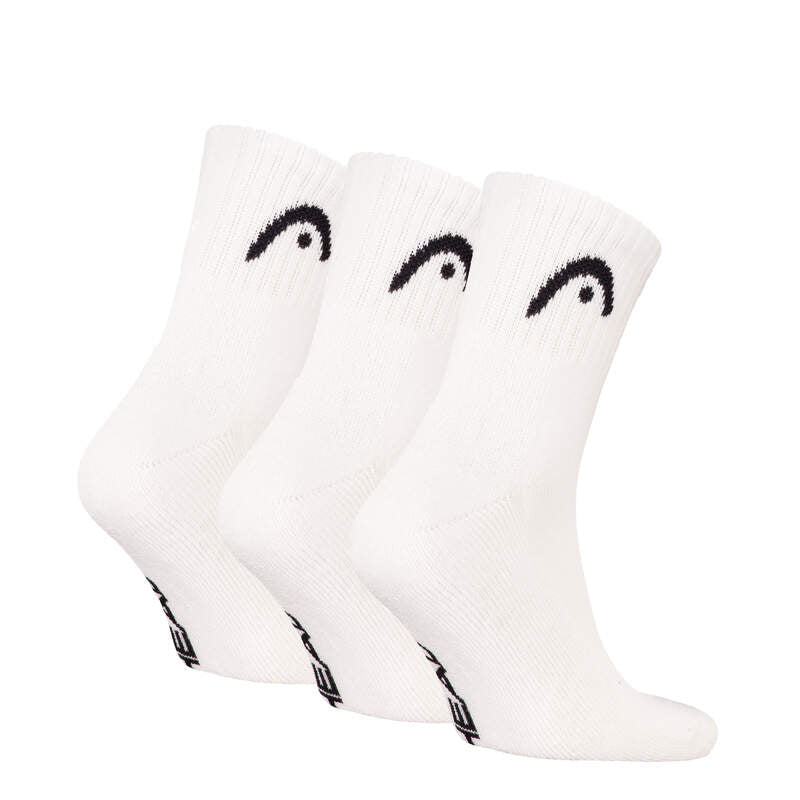 Lot de 3 paires Chaussettes Head Club Short Crew Blanches
