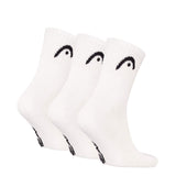 Lot de 3 paires Chaussettes Head Club Short Crew Blanches