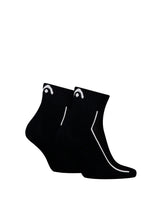 Chaussettes Head Performance Quarter Noir - Lot de 2