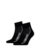 Chaussettes Head Performance Quarter Noir - Lot de 2