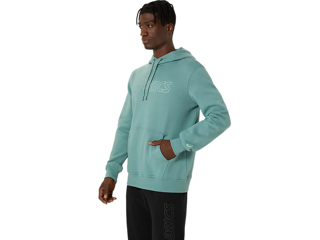 Hoodie Asics Celadon vue de côté