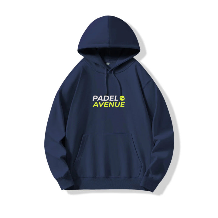 Hoodie Padel Avenue Navy vue de face