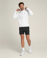 Détail matière et capuche du Hoodie Wilson Bela White