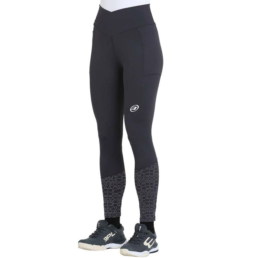 Legging Bullpadel Pobra Carbon détails tissu