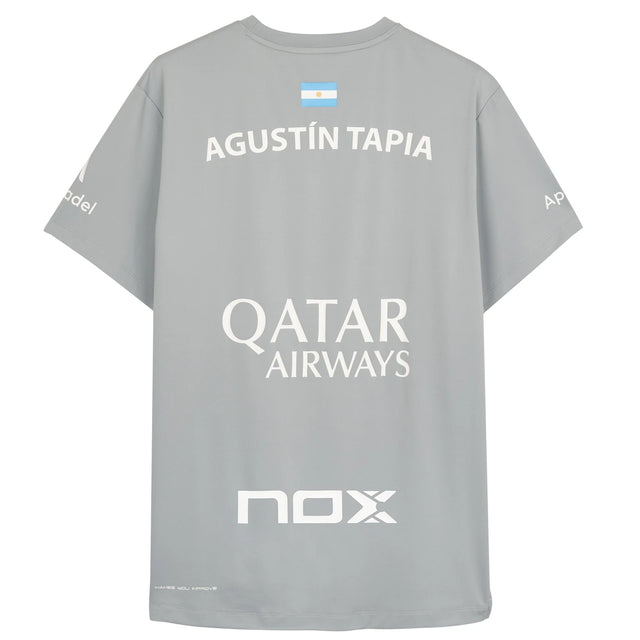Maillot Nox Sponsors Agustin Tapia 2025 Gris vue de face