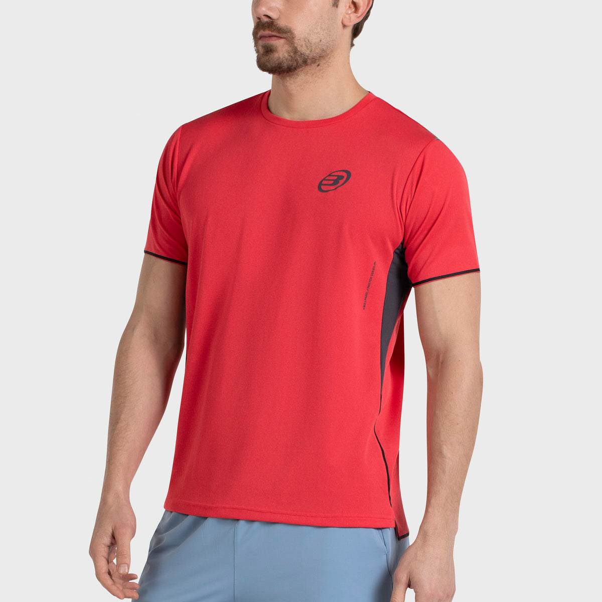 Tee Shirt de padel Bullpadel Mensa Rojo Vigore