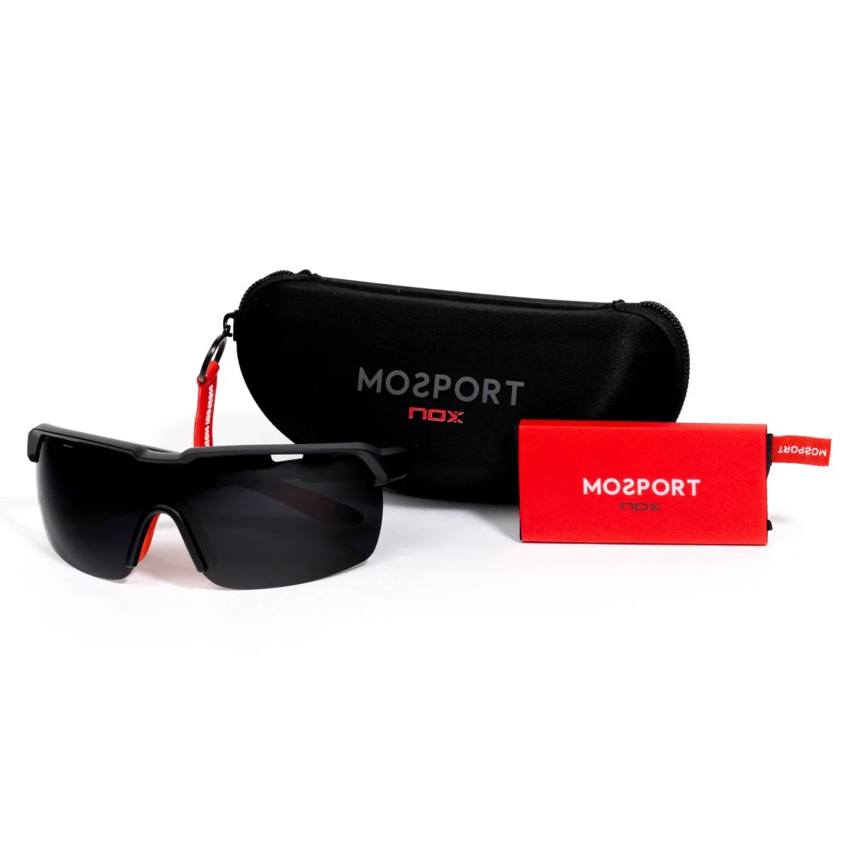 Nox Mo Fignon Tempo Black / Red Sunglasses 