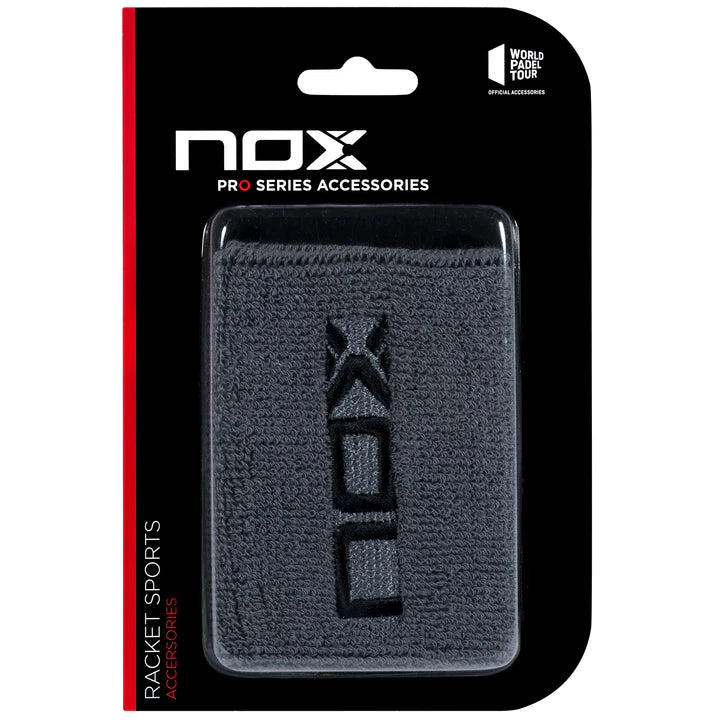 Poignets Éponges Nox x2 Gris / Noir