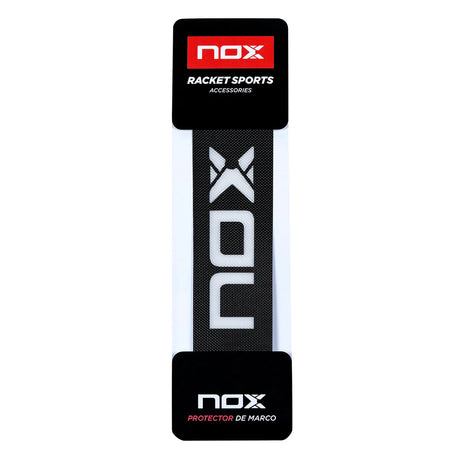 Vue avant de la protection de raquette NOX pour padel