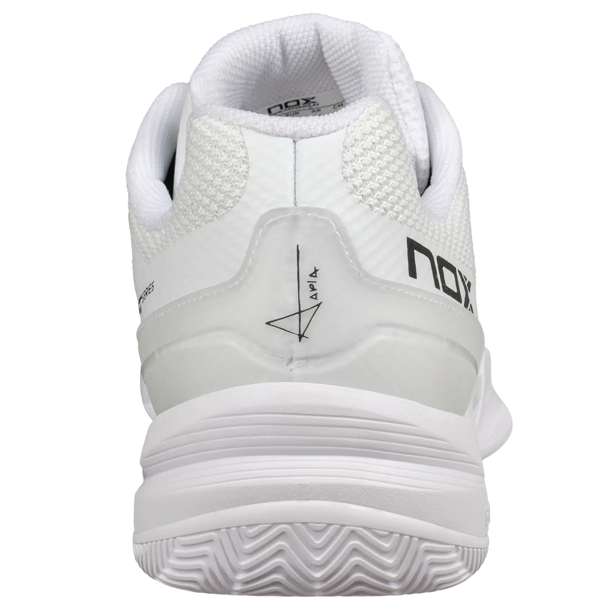Chaussures padel homme Nox AT10 Pro Blanc design