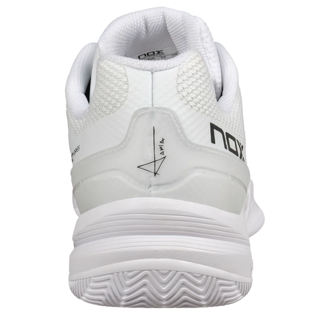 Chaussures padel homme Nox AT10 Pro Blanc design