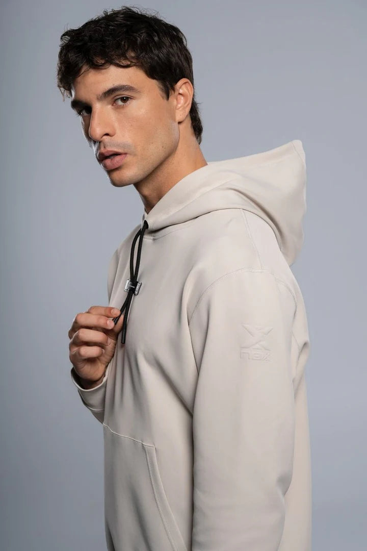 Sweatshirt de padel Nox Street Oat Cream