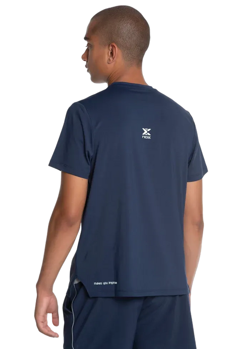 Vue arrière du Tee Shirt Nox Team Bleu Marine