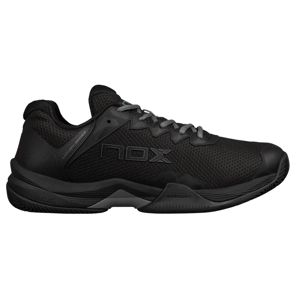 Chaussures NOX ML10 Hexa Noir Slate Grey vue latérale