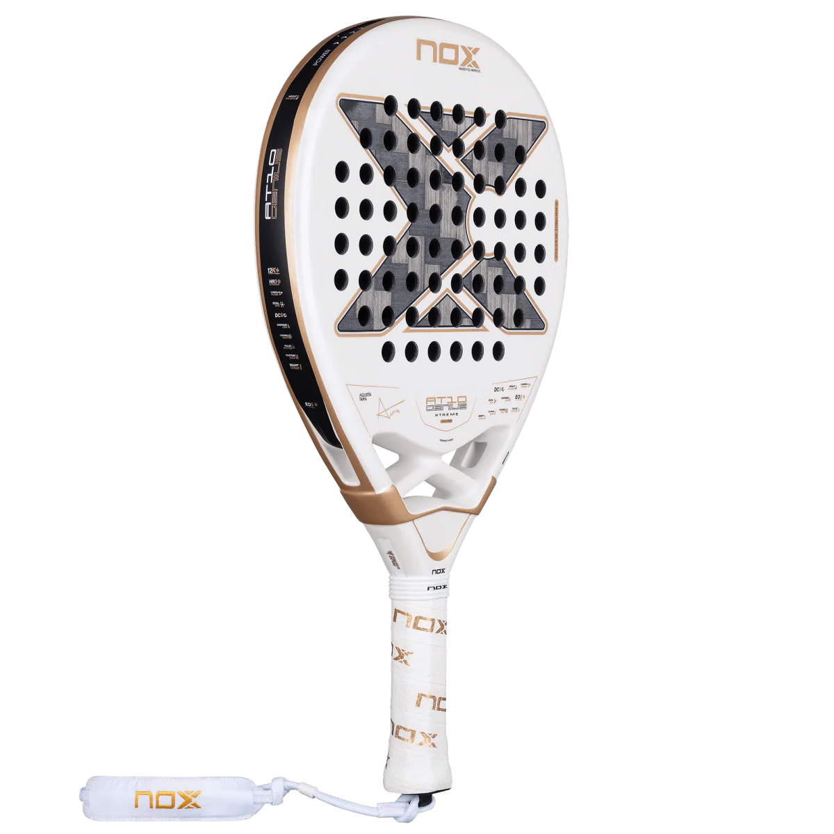 Raquette de padel Nox AT10 Luxury Genius 12K Alum XTREM 2026 by Agustín Tapia