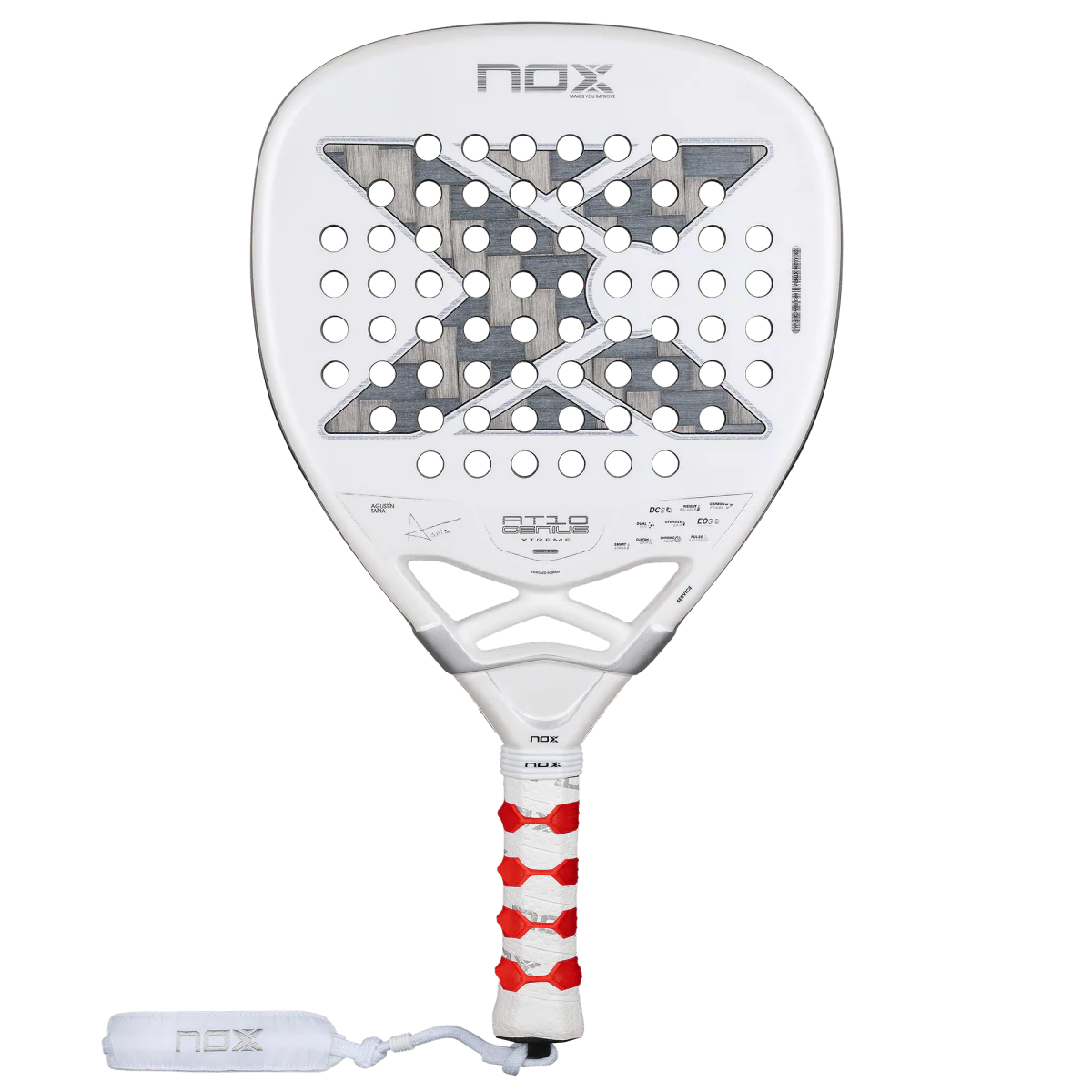 Raquette de padel Nox AT10 Luxury Genius Attack 12K Alum XTREM 2026 by Agustín Tapia