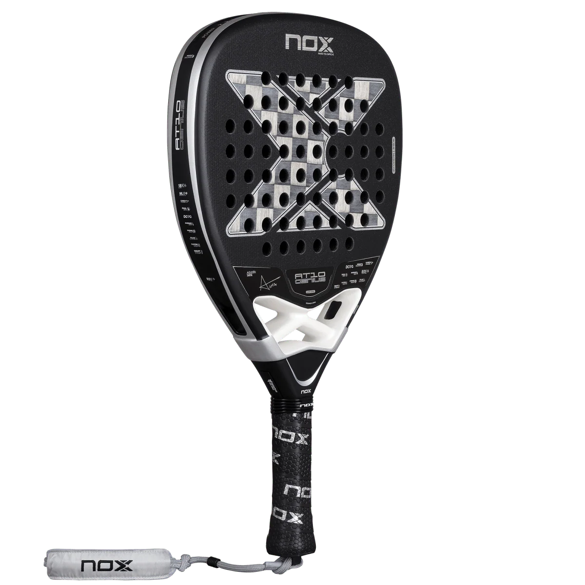Raquette de padel Nox AT10 Luxury Genius Attack 18K Alum 2026 by Agustín Tapia