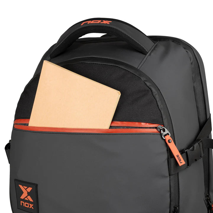 Sac à dos de padel Nox Luxury Open Series Noir / Rouge