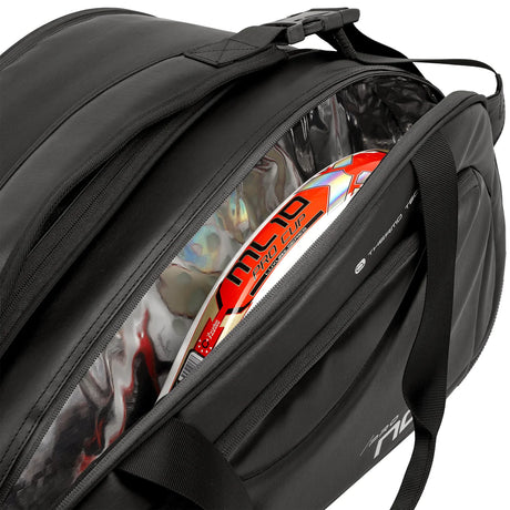Sac Nox Pro Noir porté sur l’épaule