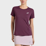 Tee Shirt de padel Bullpadel Omur Ciruela