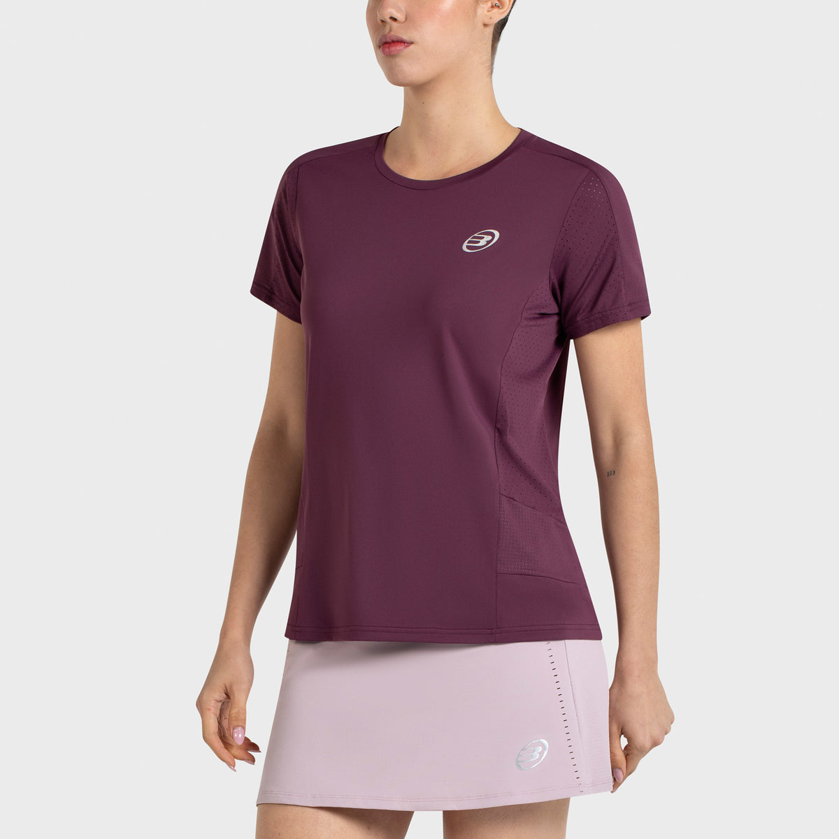 Tee Shirt de padel Bullpadel Omur Ciruela