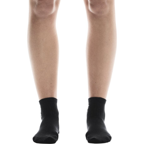 Chaussettes On Logo Sock Mid Black vue latérale
