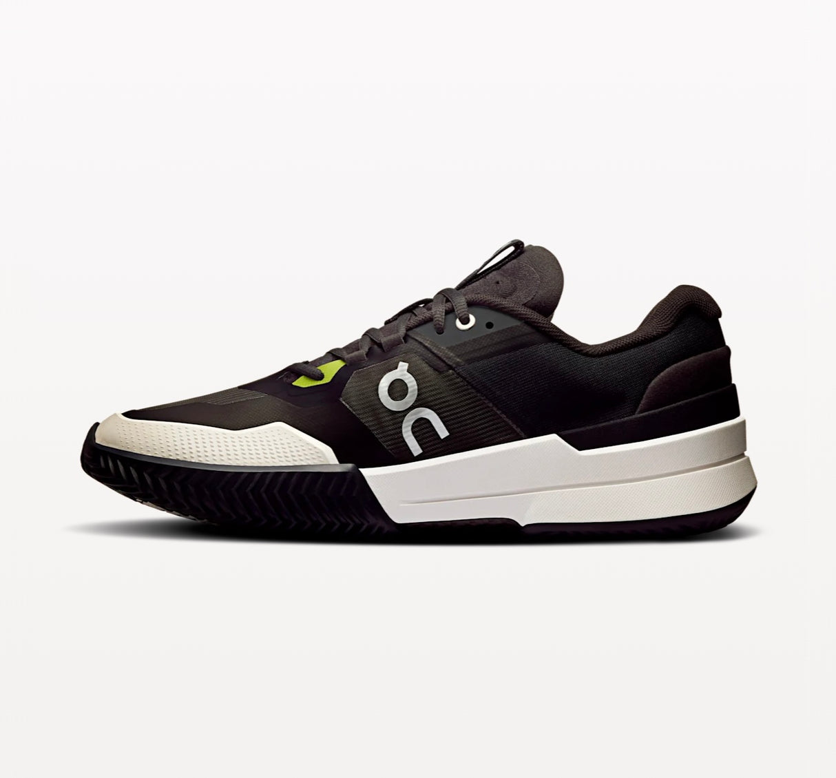 Chaussures On THE ROGER Pro 2 Clay Men Black Lime semelle