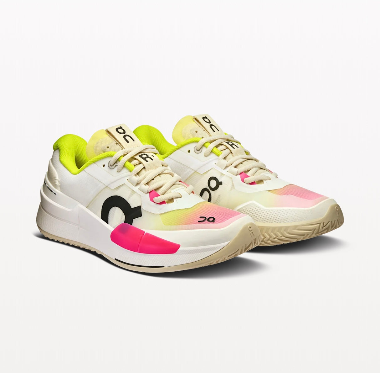 Chaussures On THE ROGER Pro 2 Men White Lime détail matériau