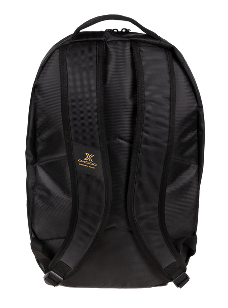 Détail du logo et des finitions du sac à dos Oxdog