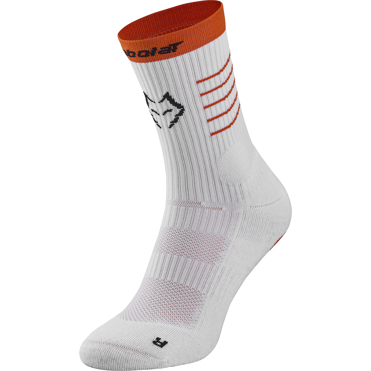 Chaussettes de padel Babolat Lebron blanches, accessoires pour sport, confort et style pour la pratique du padel.