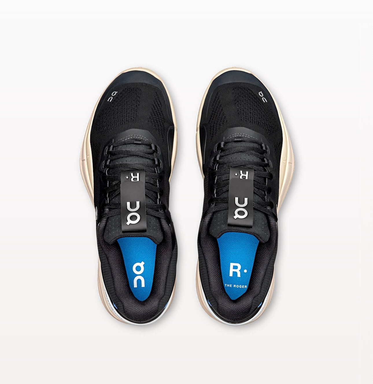 Chaussures On THE ROGER Pro Black / Sand – Performance – Padel Avenue