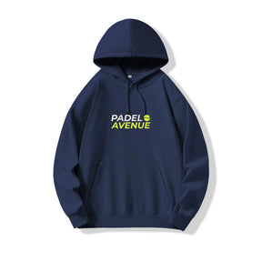 Hoodie Padel Avenue Navy vue de face