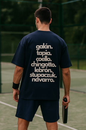 Comfortable and durable Padel Players Names Tee for athletes.

