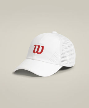 Casquette Wilson U Active Perforée White légère et respirante pour sport extérieur