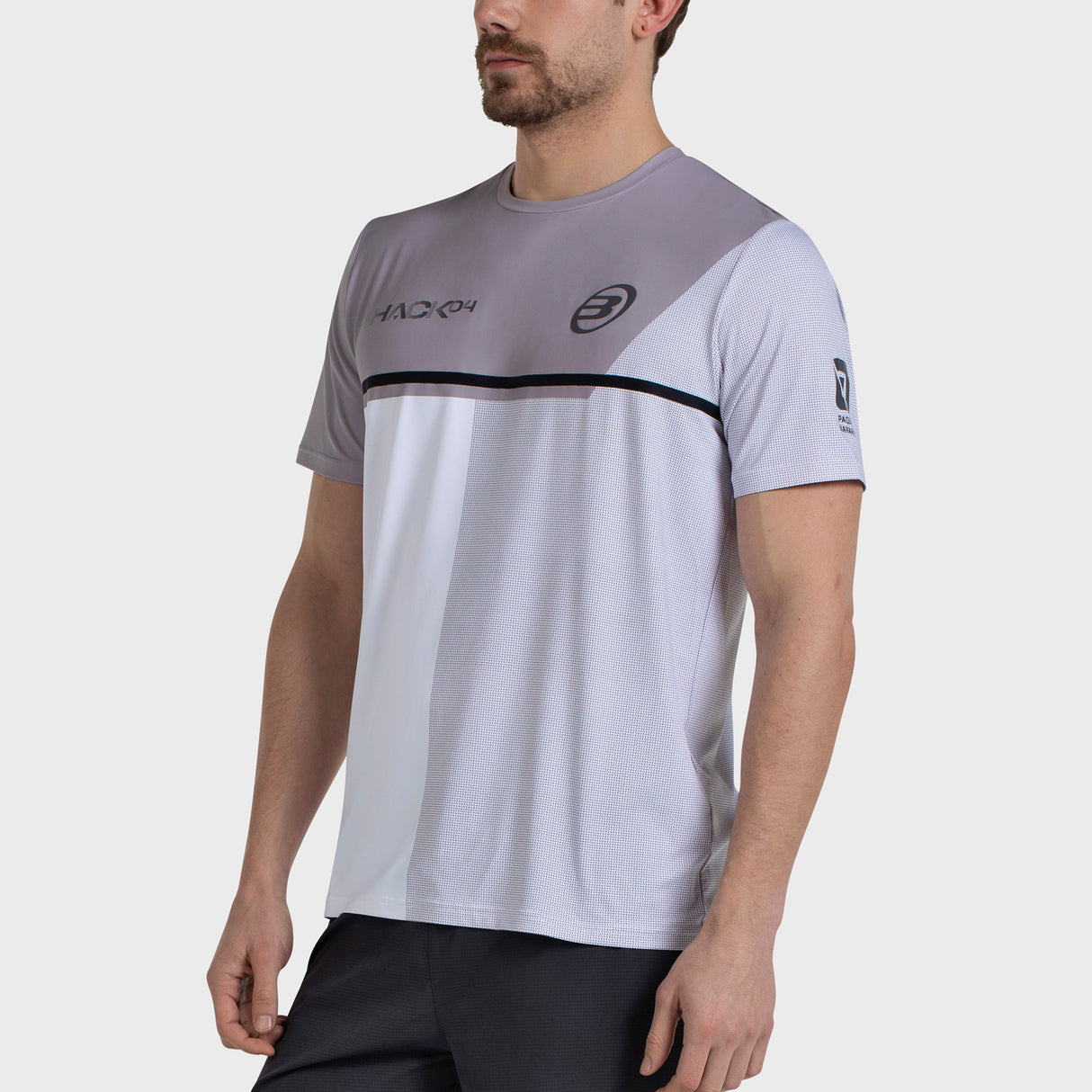 Tee Shirt de padel Bullpadel Paquito Navarro 26I Blanco