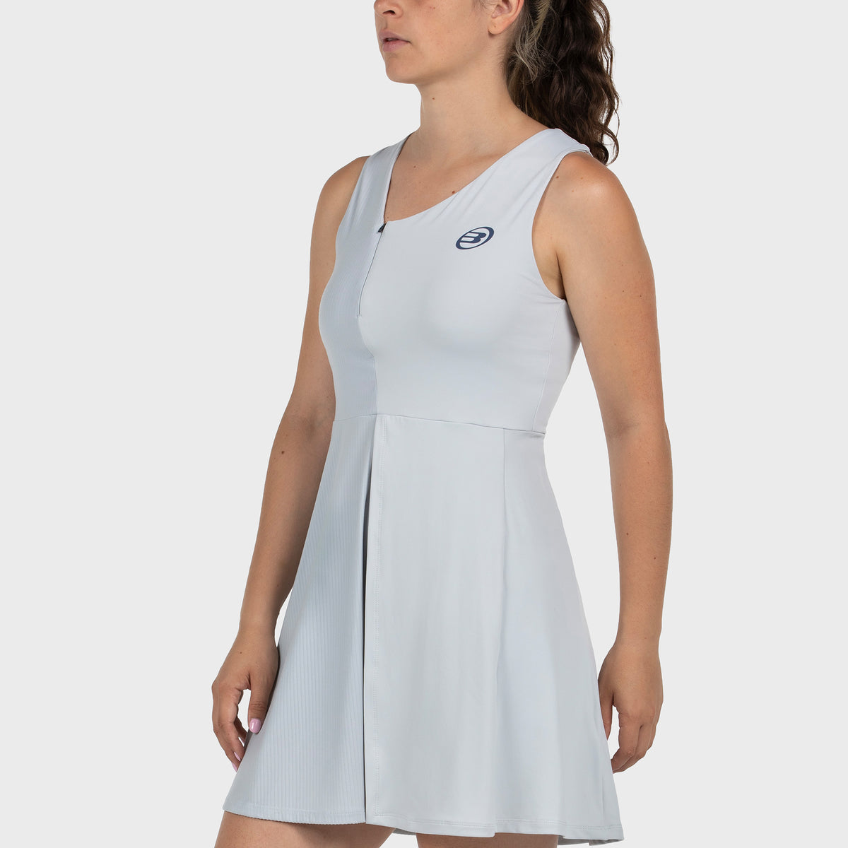 Robe de padel Bullpadel Pineta Gris Claro