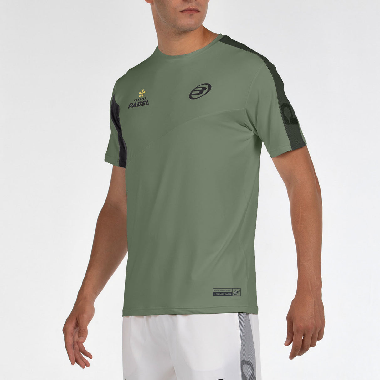 Tee Shirt de padel Bullpadel Pocate Kaki
