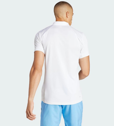Polo Adidas Freelift Blanc vue de dos